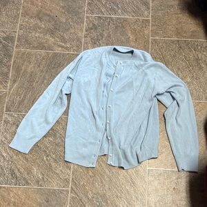 Women’s Light Blue Cardigan Sweater